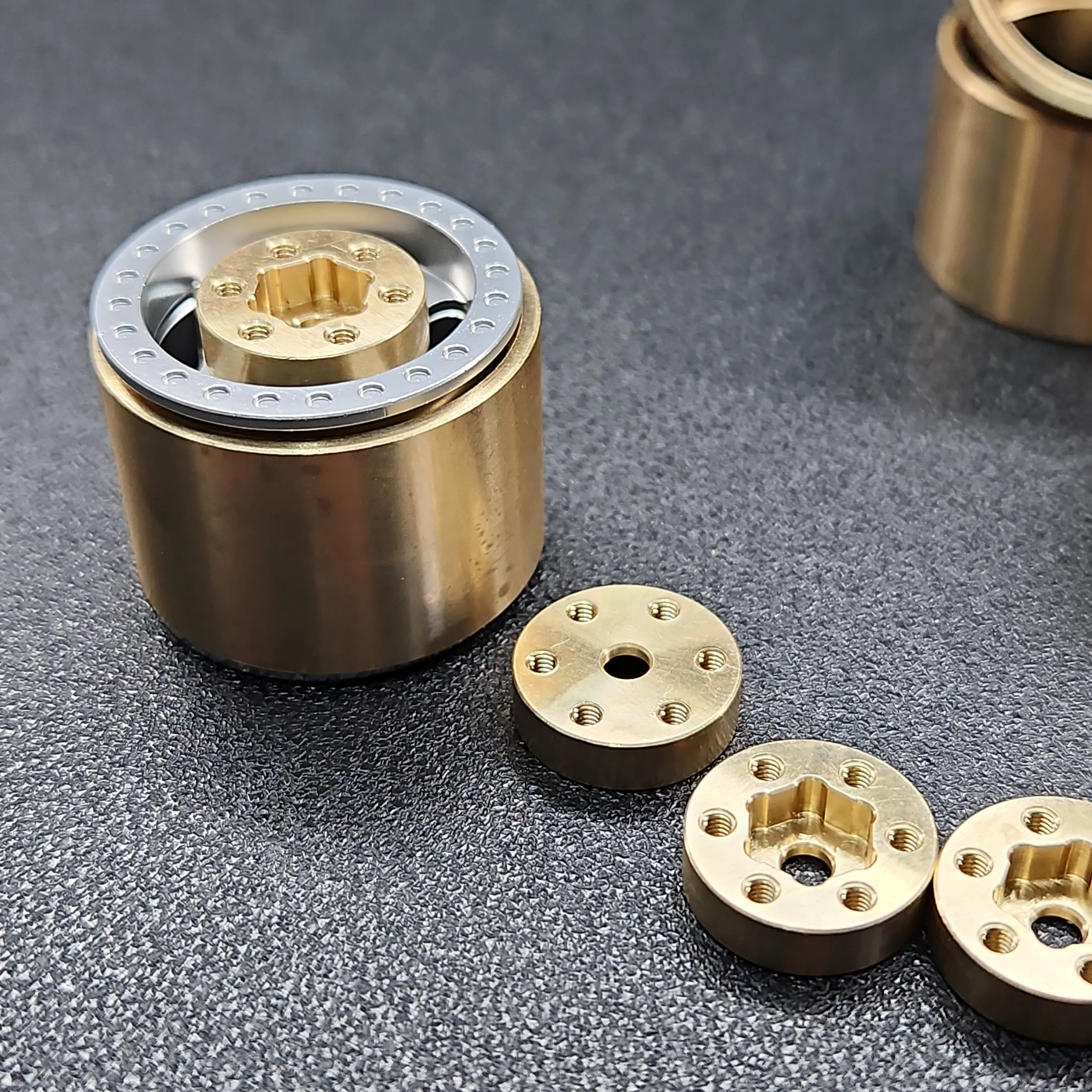 Mofo RC | 1UP Island Wheels - Brass Upgrade Kit - Image 8
