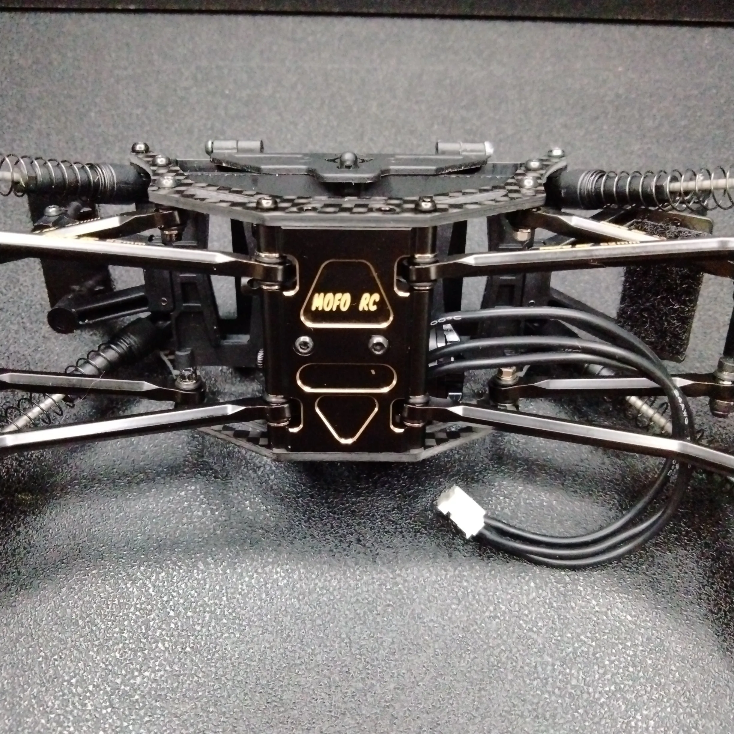 AX24 Black Brass Skid Plate Upgrade Parts for AX24 XC-1, Axial 1/24 RC Crawler Car Upgrade Accessories - Image 5