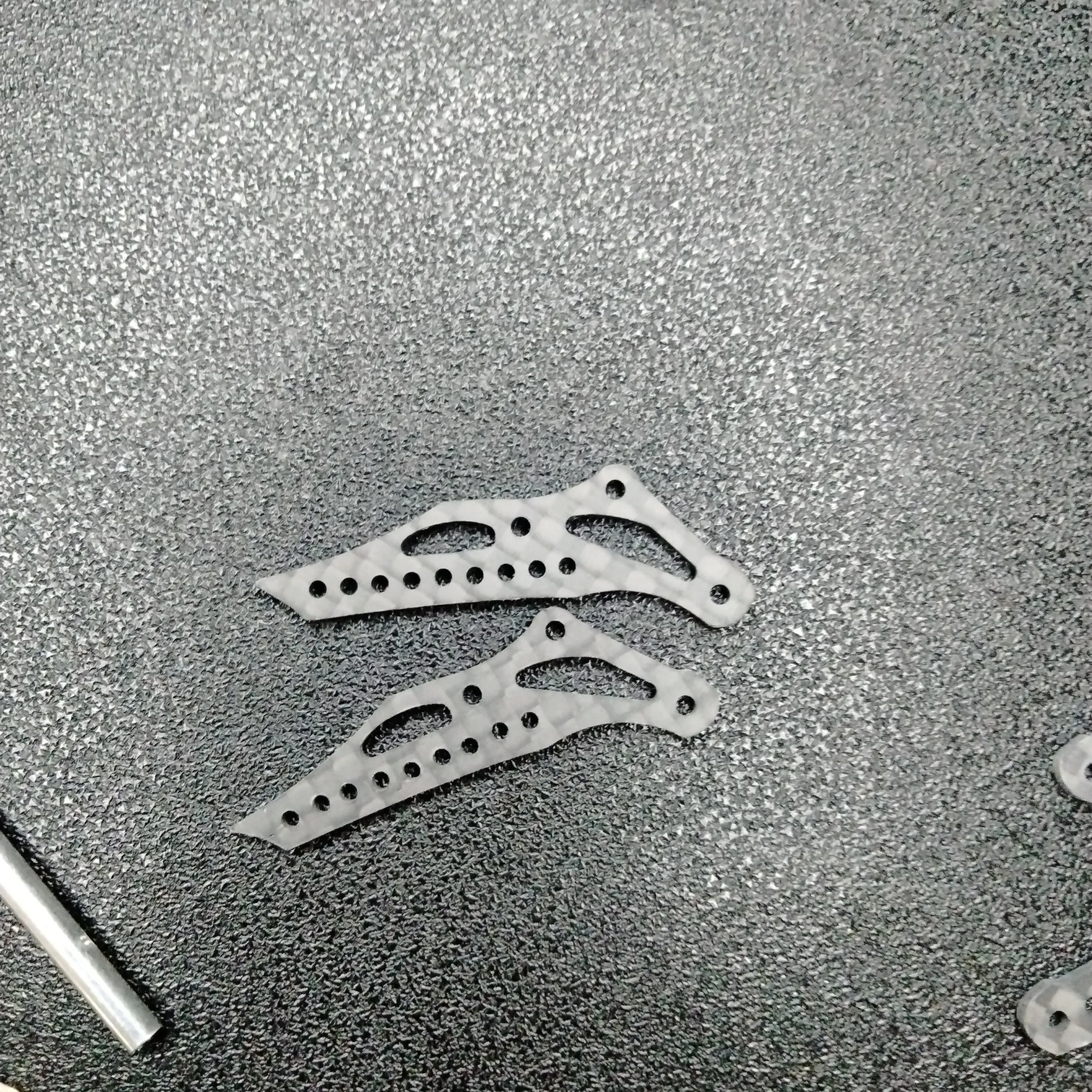 AX24 Shock Plates Upgrade Carbon Fiber, Aluminum Parts for AX24 XC-1, Axial 1/24 RC Crawler Car Upgrade Accessories - Image 3