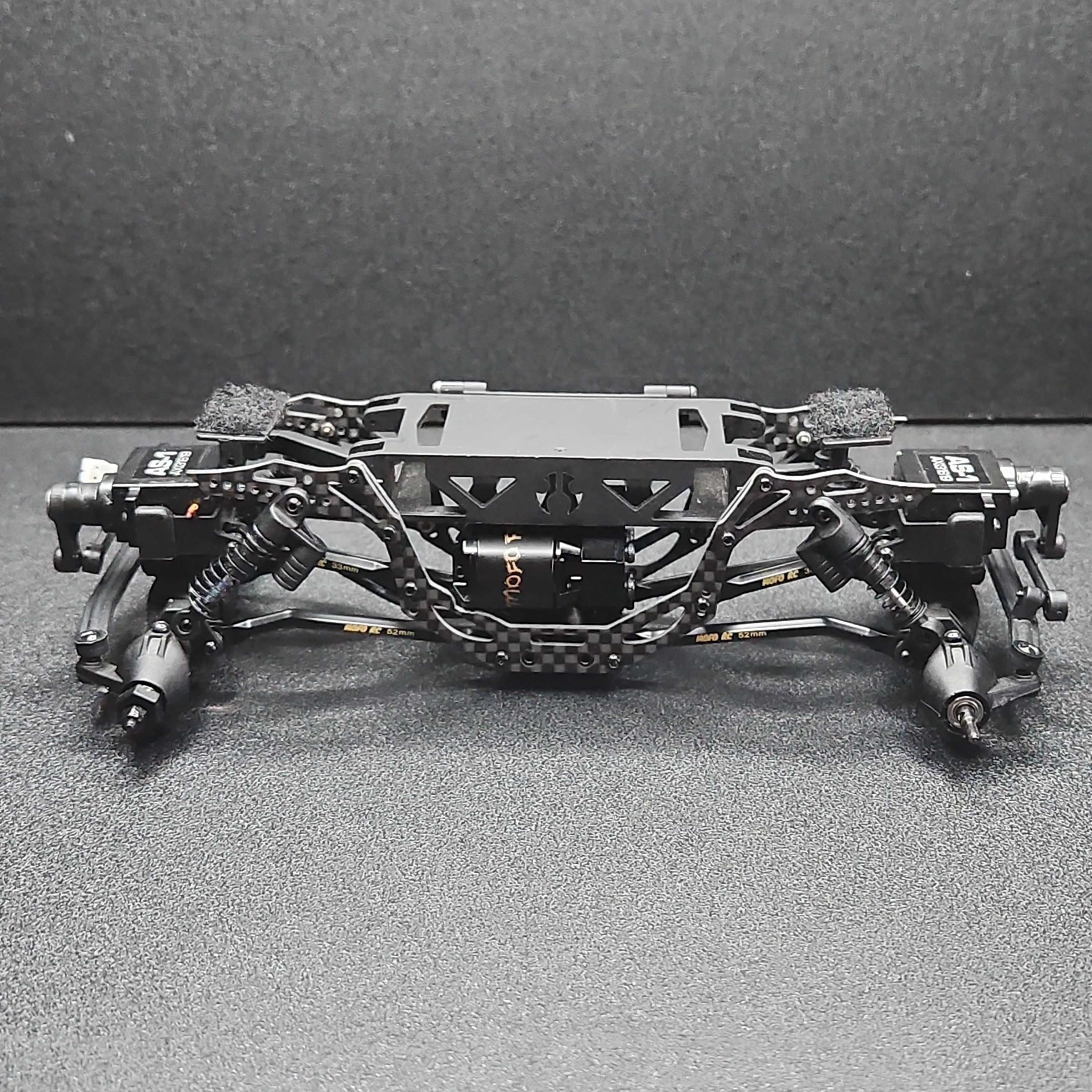 AX24 Shock Plates Upgrade Carbon Fiber, Aluminum Parts for AX24 XC-1, Axial 1/24 RC Crawler Car Upgrade Accessories - Image 4
