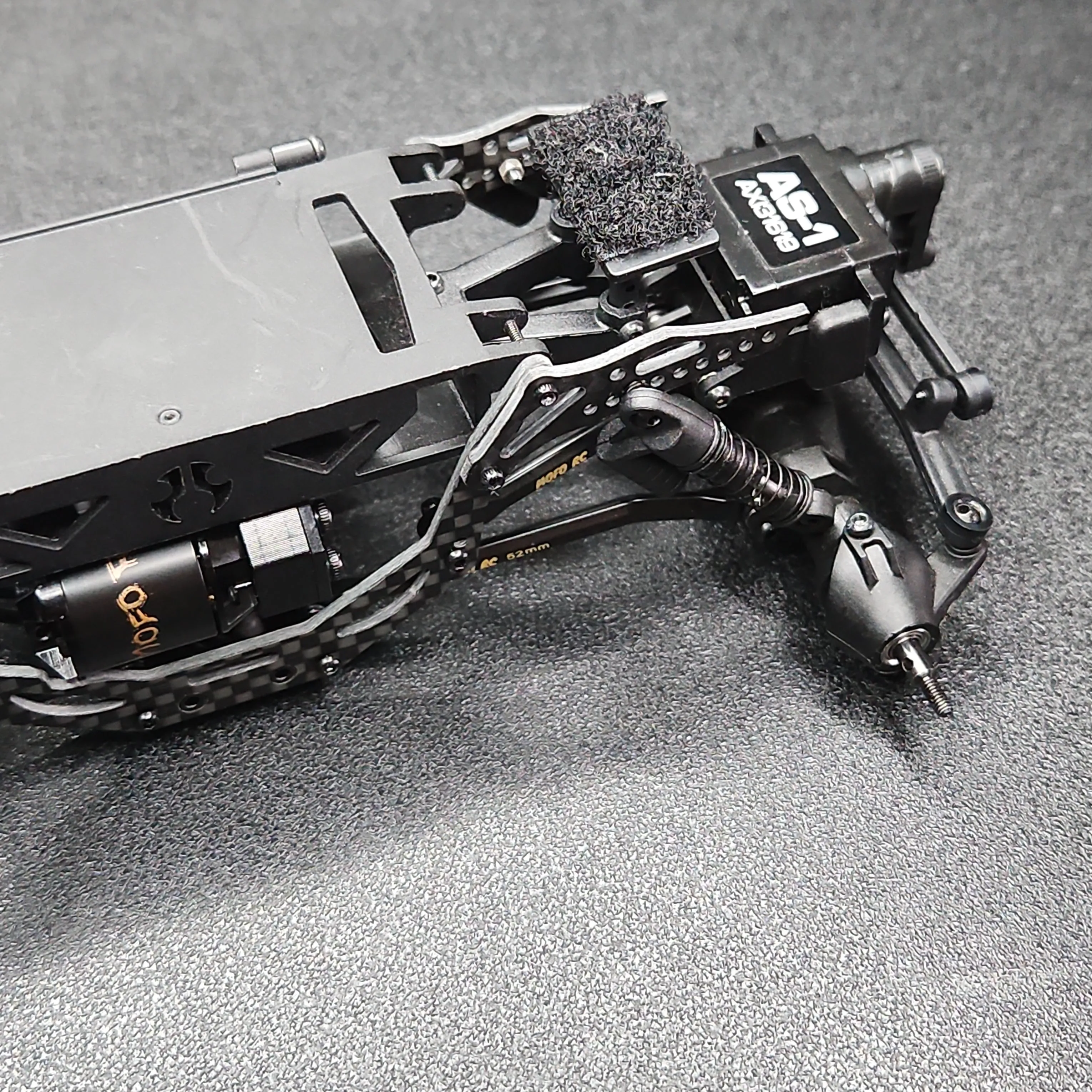 AX24 Shock Plates Upgrade Carbon Fiber, Aluminum Parts for AX24 XC-1, Axial 1/24 RC Crawler Car Upgrade Accessories - Image 5