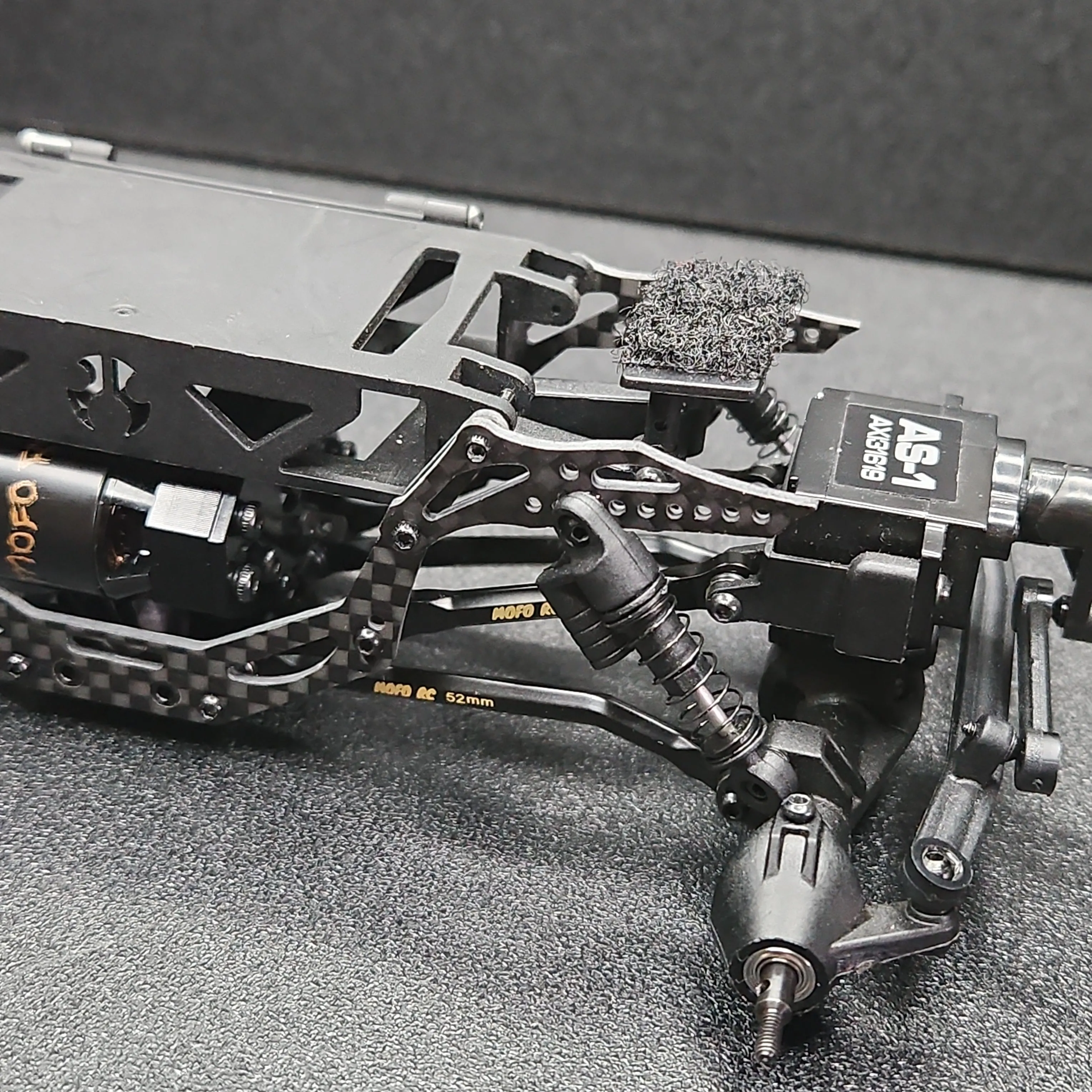 AX24 Shock Plates Upgrade Carbon Fiber, Aluminum Parts for AX24 XC-1, Axial 1/24 RC Crawler Car Upgrade Accessories - Image 6