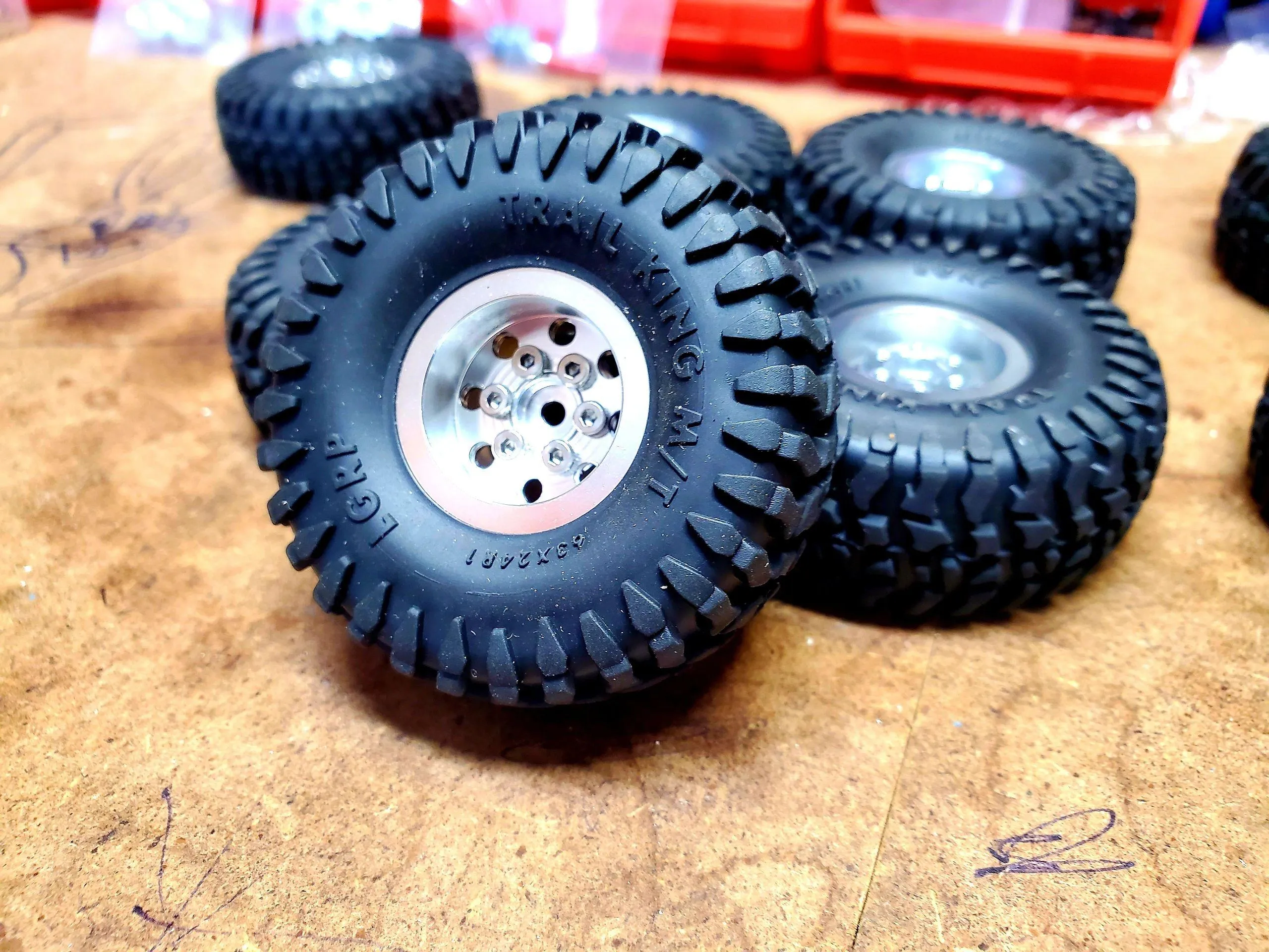 DDP 1.0" inch Beadlock rims / wheels w/ 0mm Hubs - Image 3
