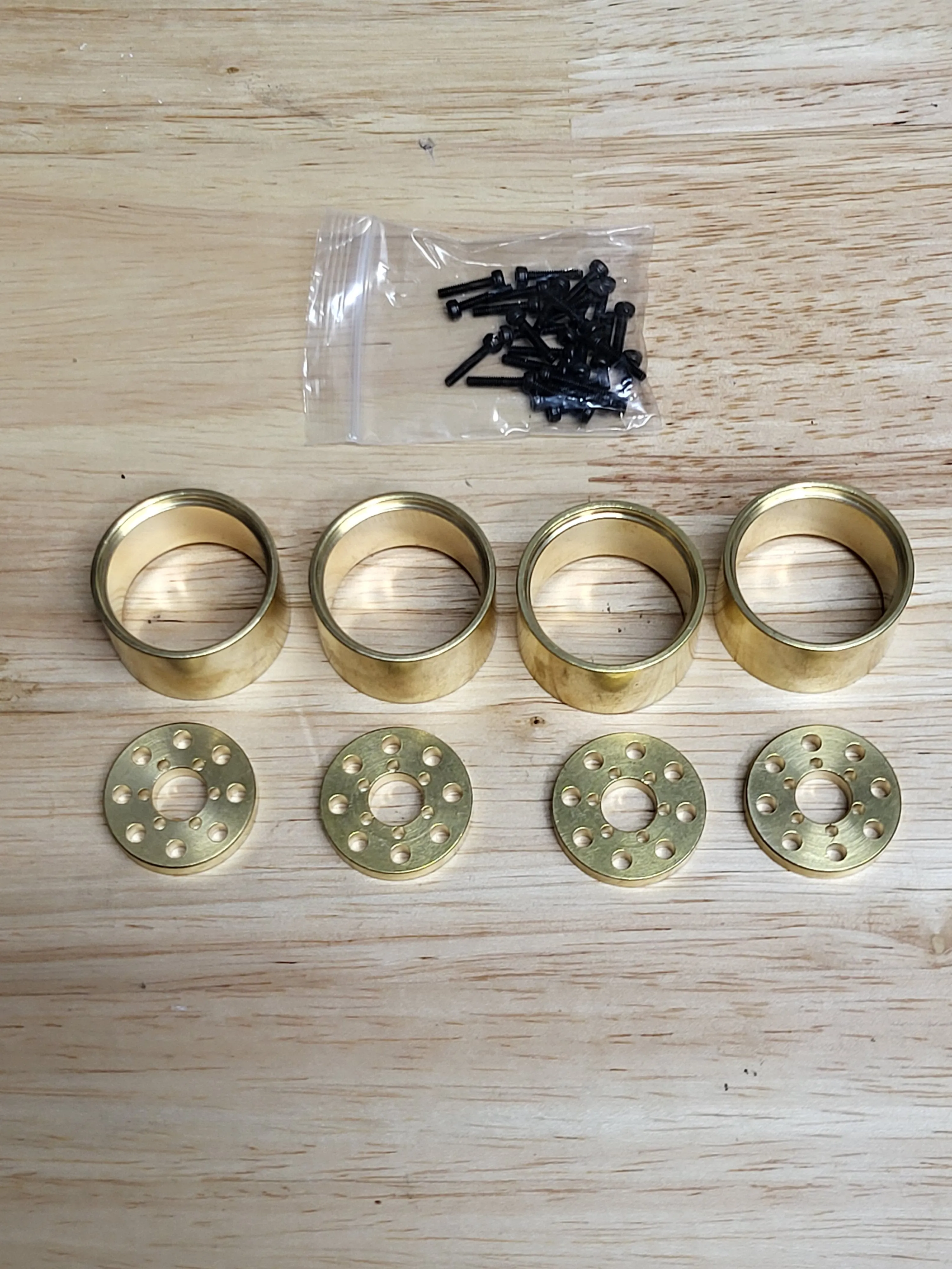 Wheel wideners for UPW and DDP wheels brass or aluminum island style - Image 4