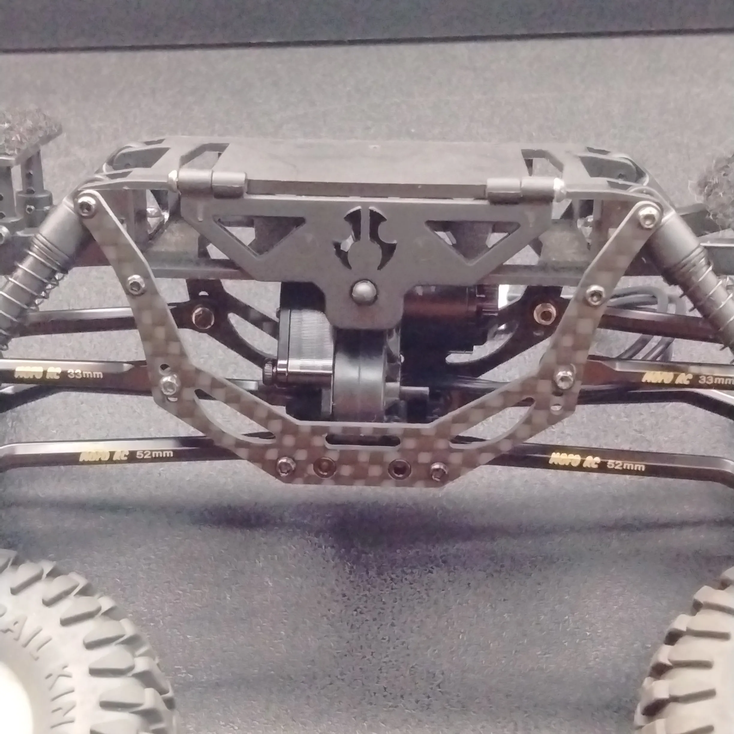Axial AX24 Carbon Fiber Chassis, Upgrade for AX24 XC-1, Axial 1/24 RC Crawler - Image 3