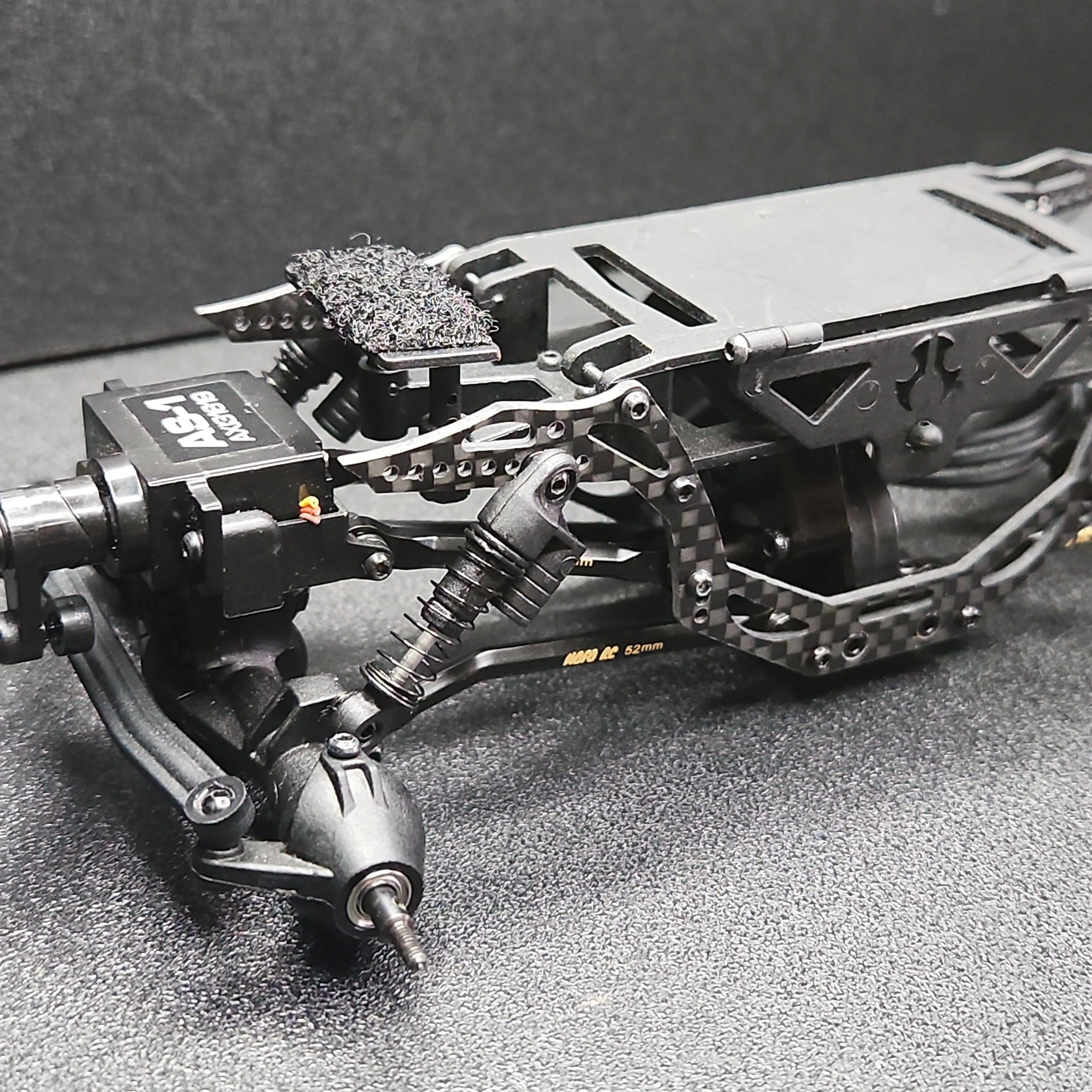 AX24 Double Dragon Carbon Fiber Chassis Upgrade Parts for AX24 XC-1, Axial 1/24 RC Crawler Car Upgrade Accessories - Image 7