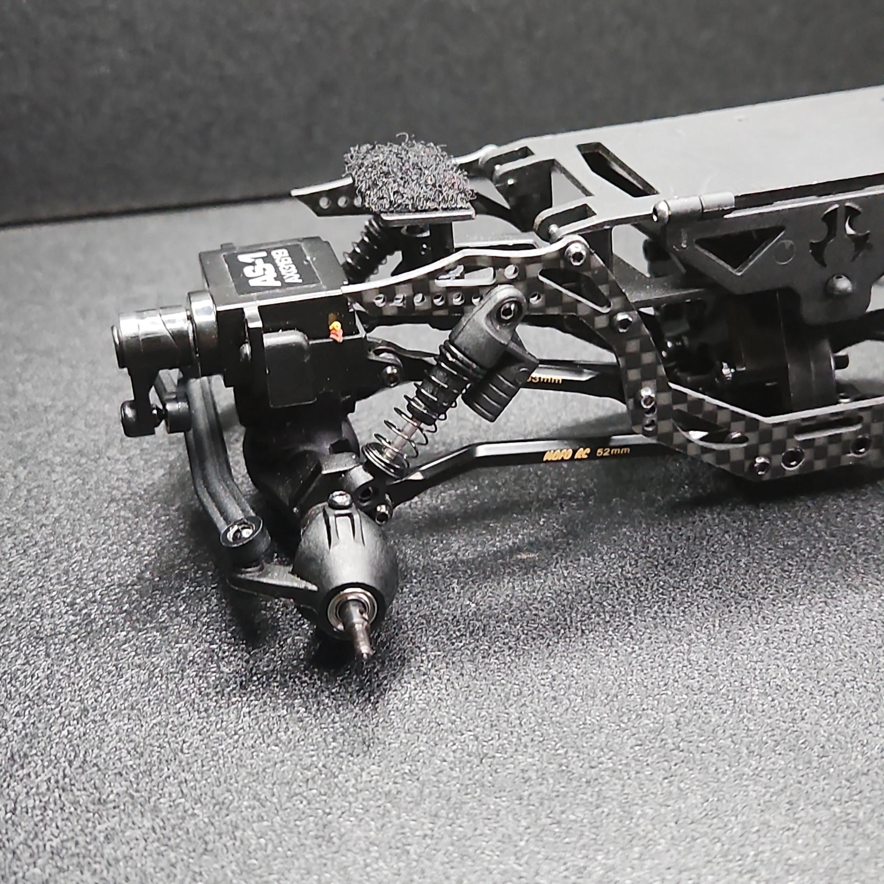 AX24 Double Dragon Carbon Fiber Chassis Upgrade Parts for AX24 XC-1, Axial 1/24 RC Crawler Car Upgrade Accessories - Image 5