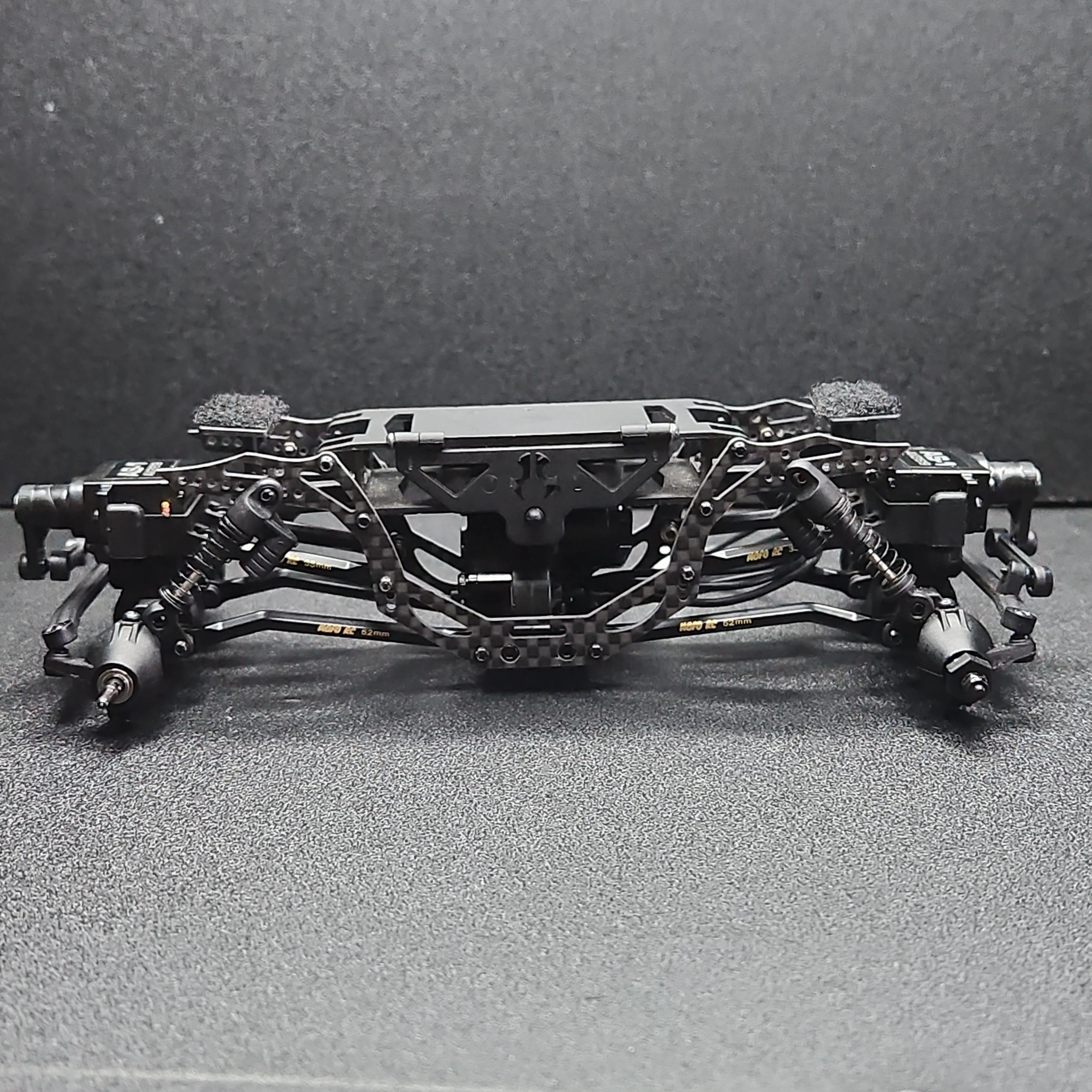 AX24 Double Dragon Carbon Fiber Chassis Upgrade Parts for AX24 XC-1, Axial 1/24 RC Crawler Car Upgrade Accessories - Image 4