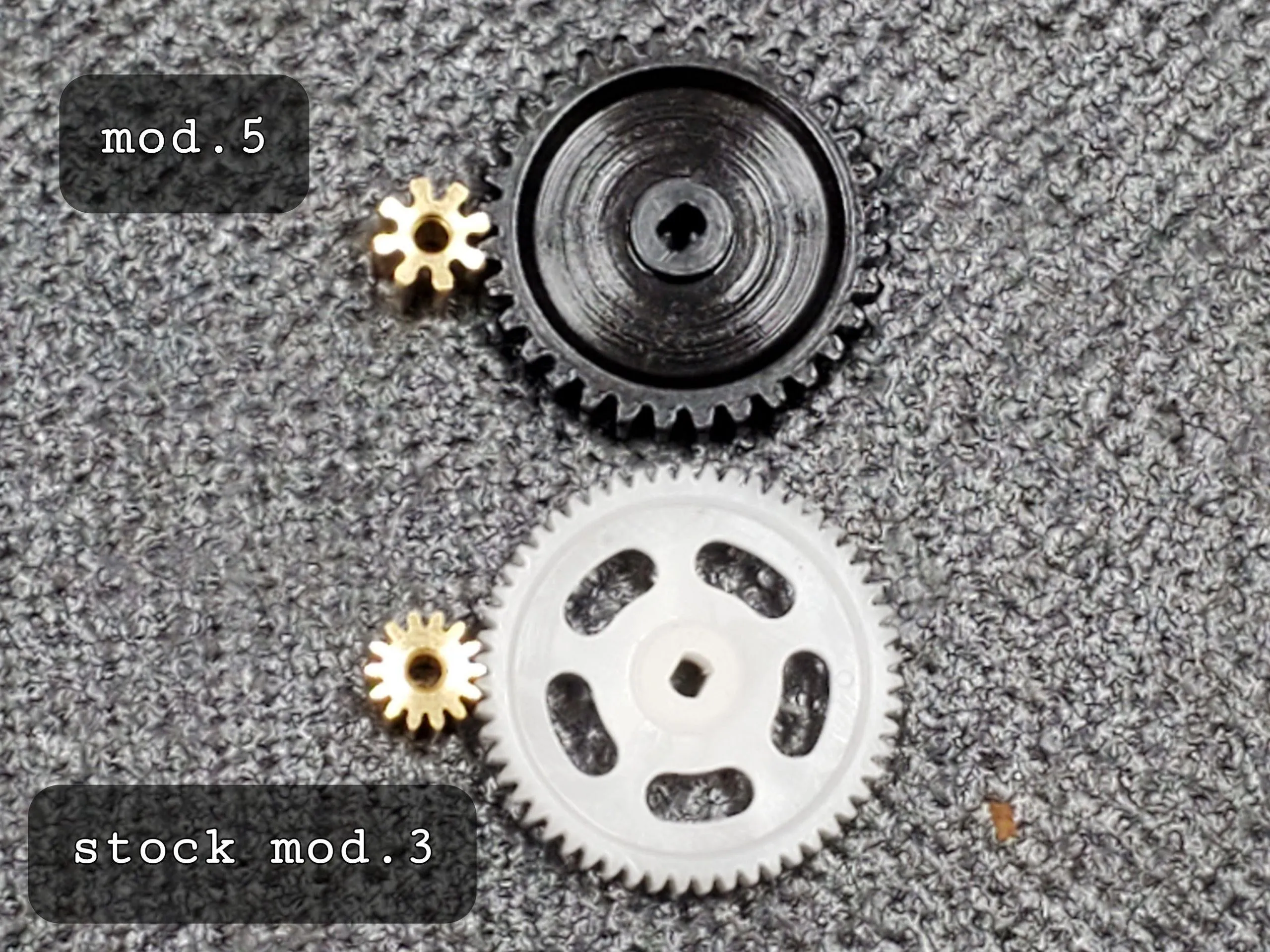Mofo RC | Hardened Steel Mod.3 Spur Gear (Axial® SCX24™) - Stock - Image 3