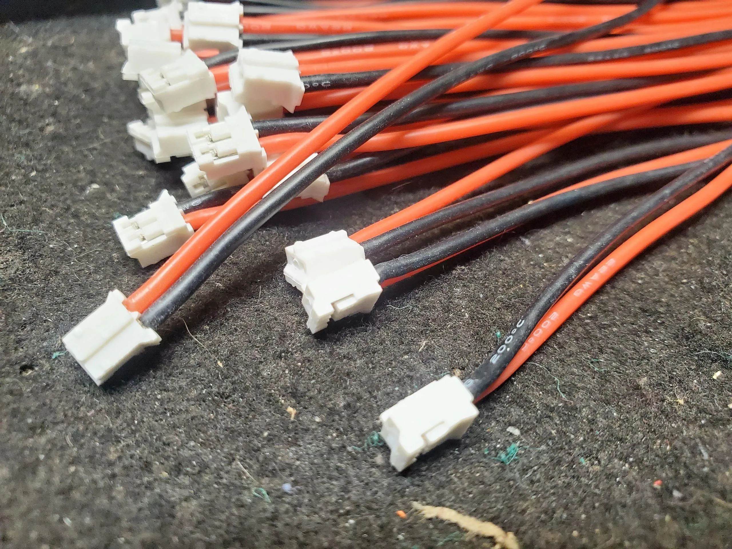 Ph2.0 male connector with female pin holes harness wire - Image 3