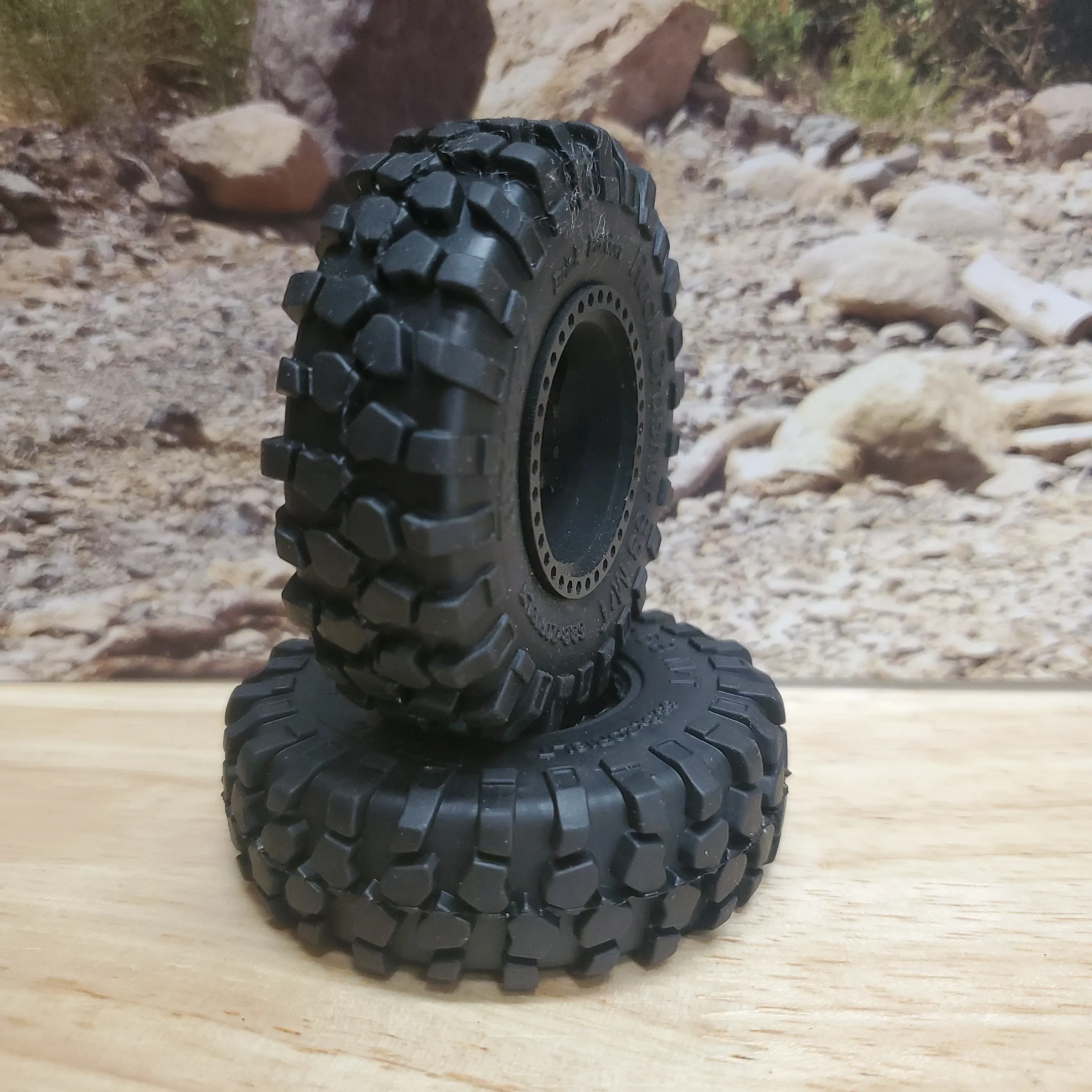 RC4WD | Rock Crusher M/T Brick Edition (67mm x 23mm) 1.2" / 1.3" Tires (Sold by Pair) (Z-T0165) - Image 4