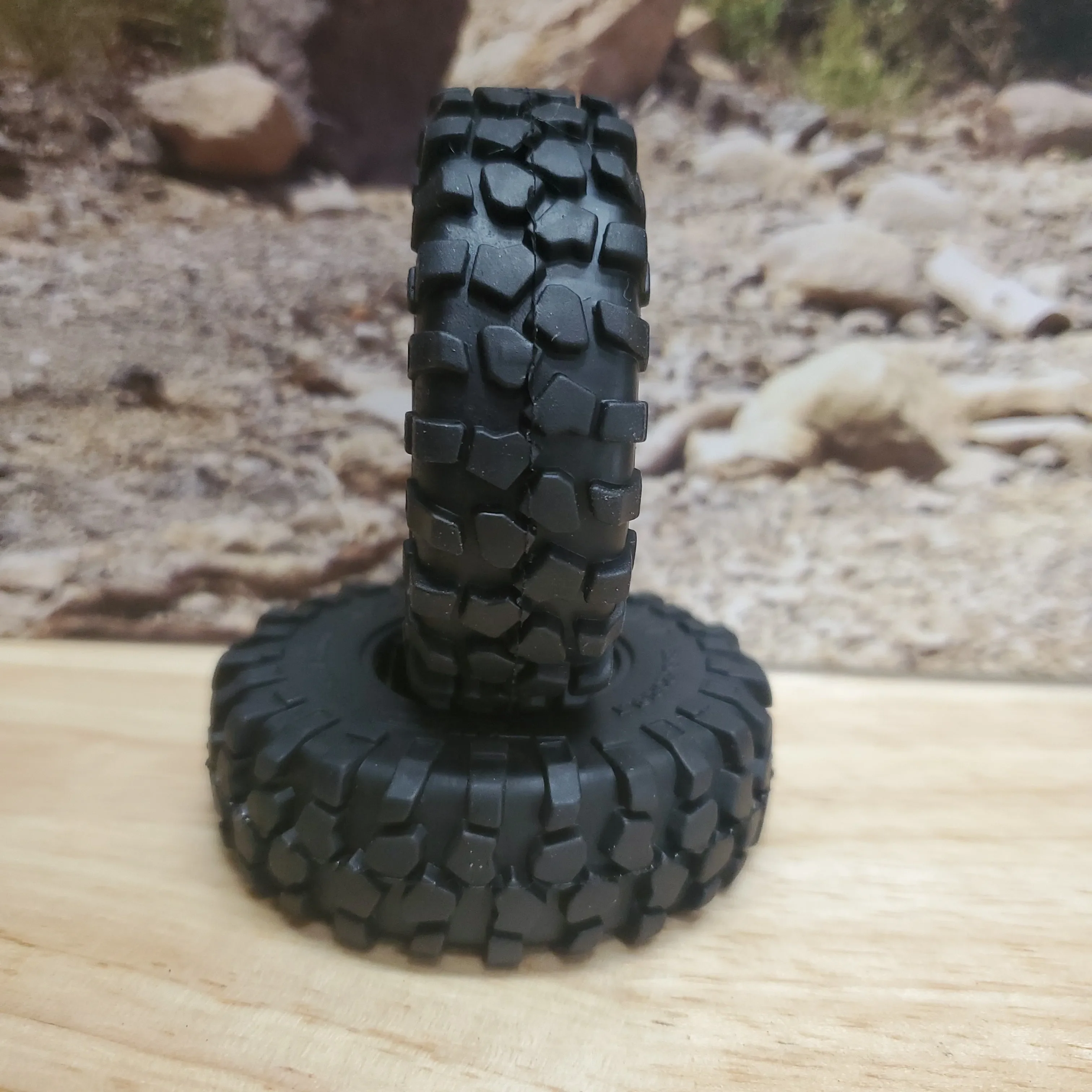 RC4WD | Rock Crusher M/T Brick Edition (67mm x 23mm) 1.2" / 1.3" Tires (Sold by Pair) (Z-T0165) - Image 6