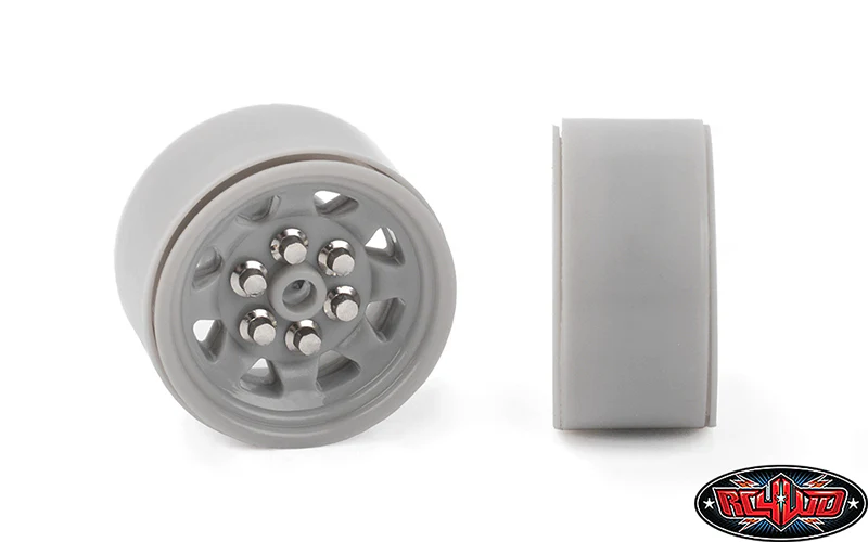 RC4WD | OEM Plastic 0.7" Beadlock Wheels - Grey (Z-W0329) - Image 4