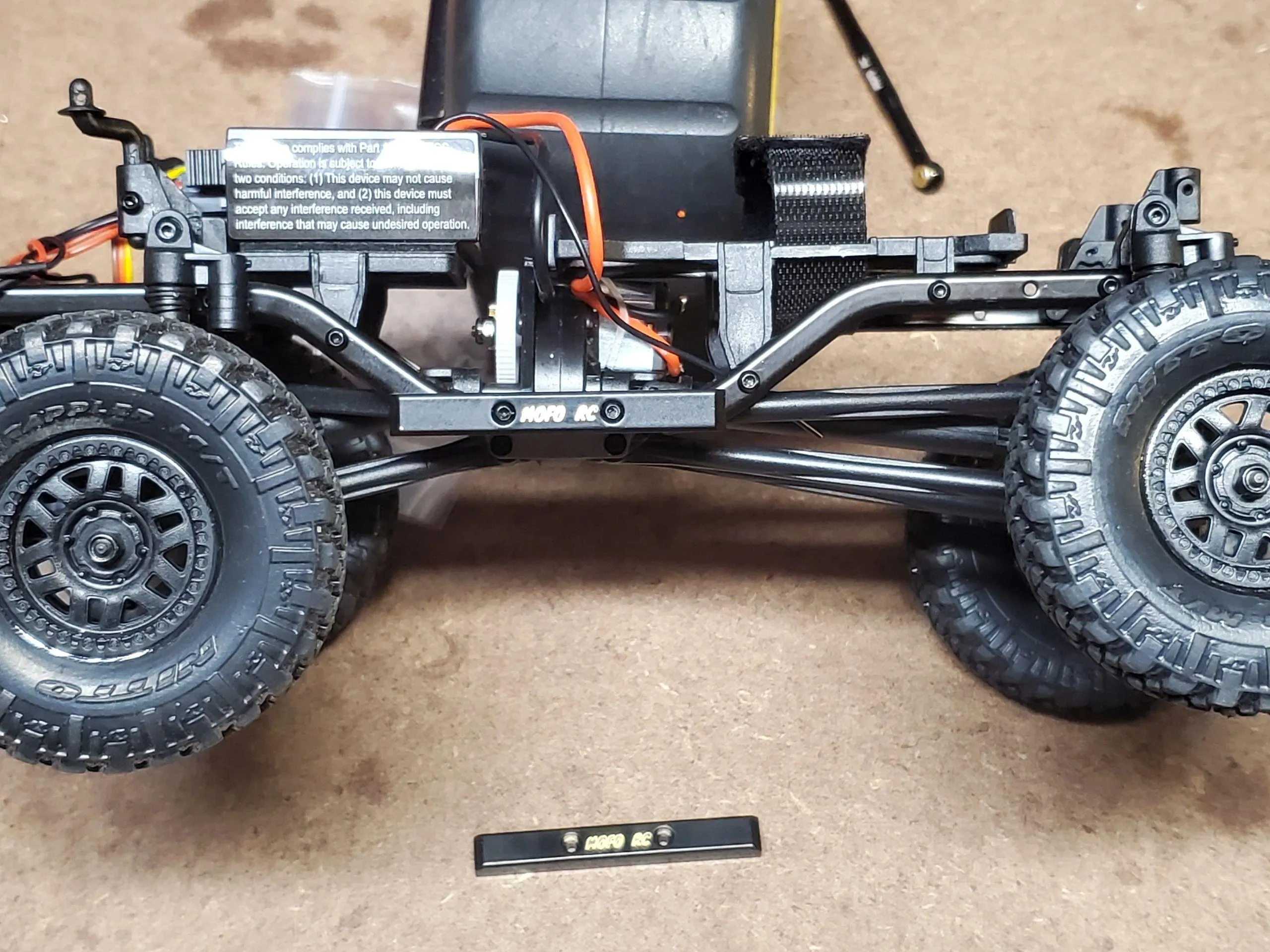 Black Brass Boulder Bars for Scx24 - Image 3