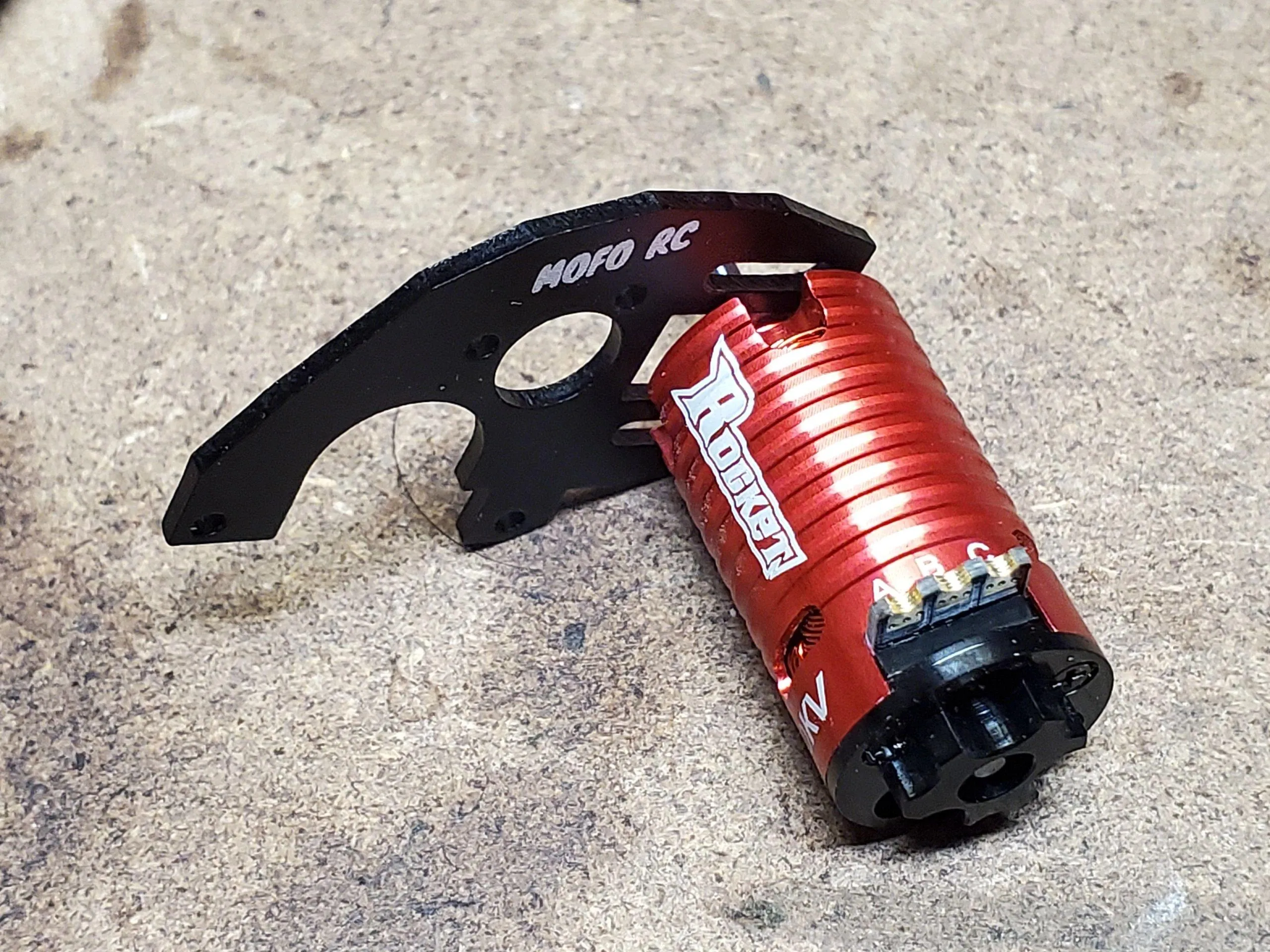 12mm side motor mount "Big Block" Axial Scx24, Ax24 1/24 crawler - Image 3